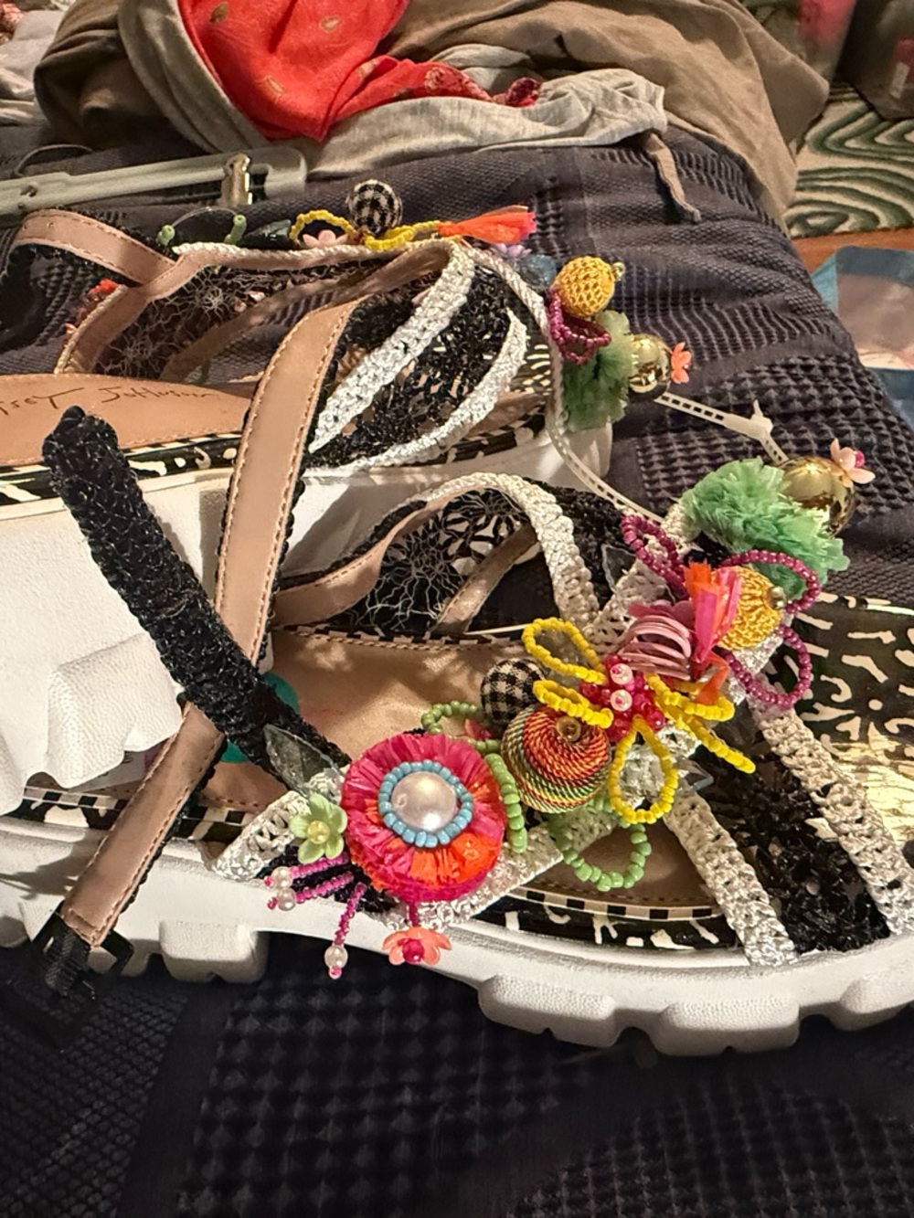 Betsey Johnson Embellished Graysen Platform - Picture 4 of 6